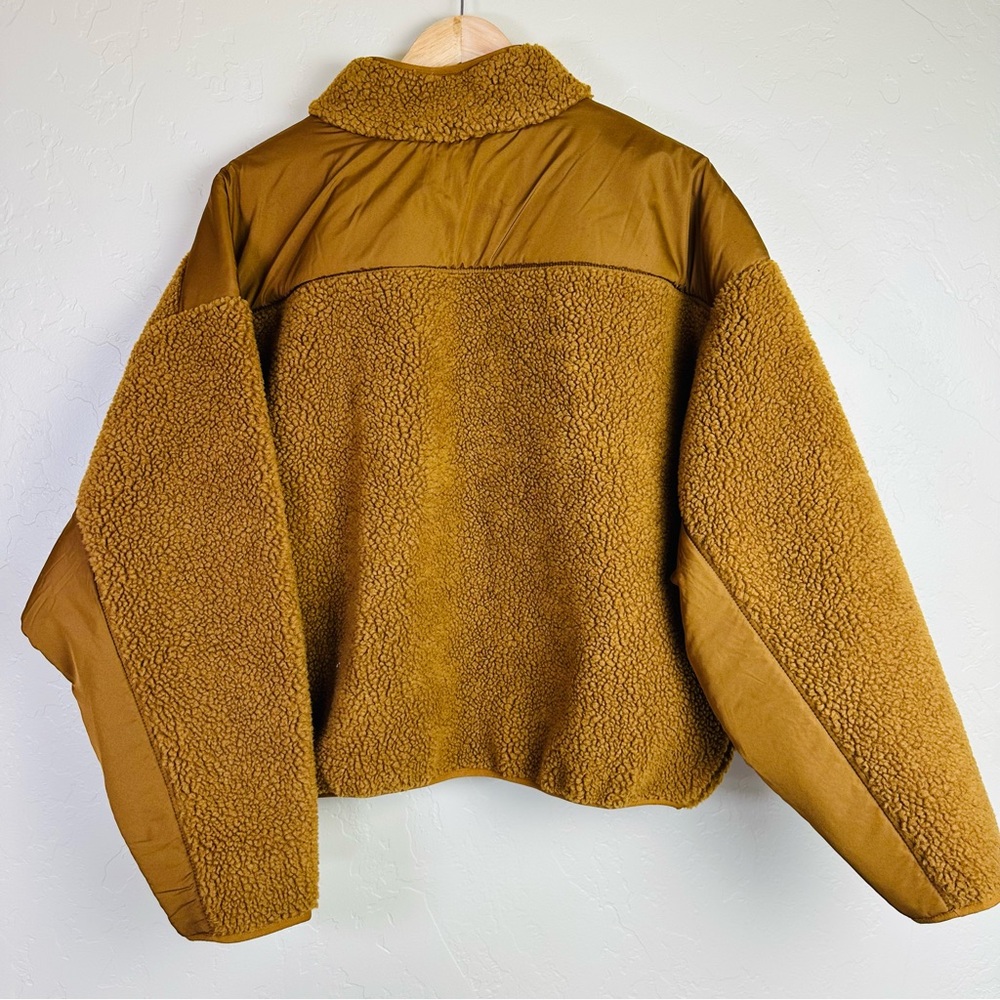 Madewell Women’s Faux Shearling Half-Zip Pullover Size XL - Picture 5 of 8